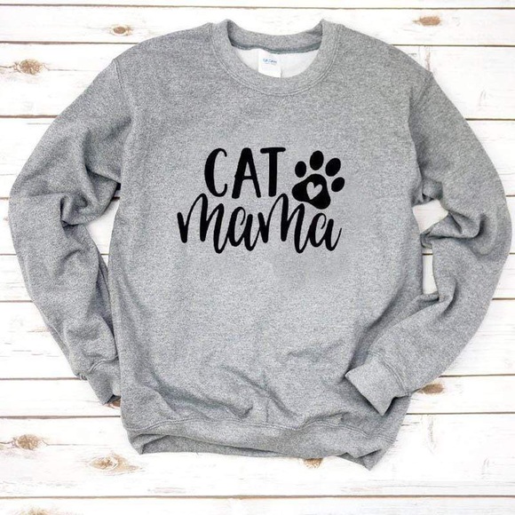 Cat mama sweatshirt Clearance